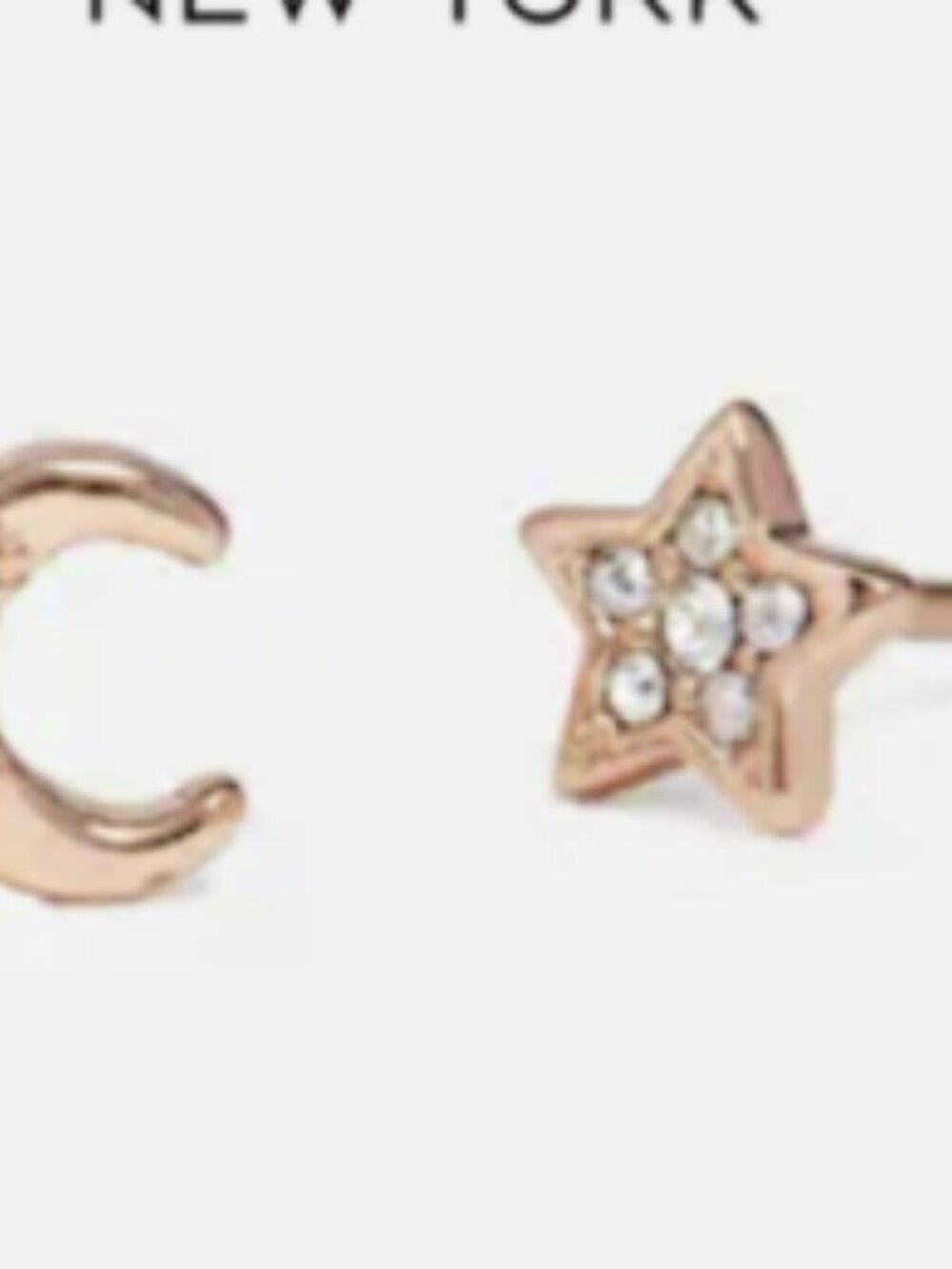 Coach Signature Moonstar Stud Earrings - Rose gold